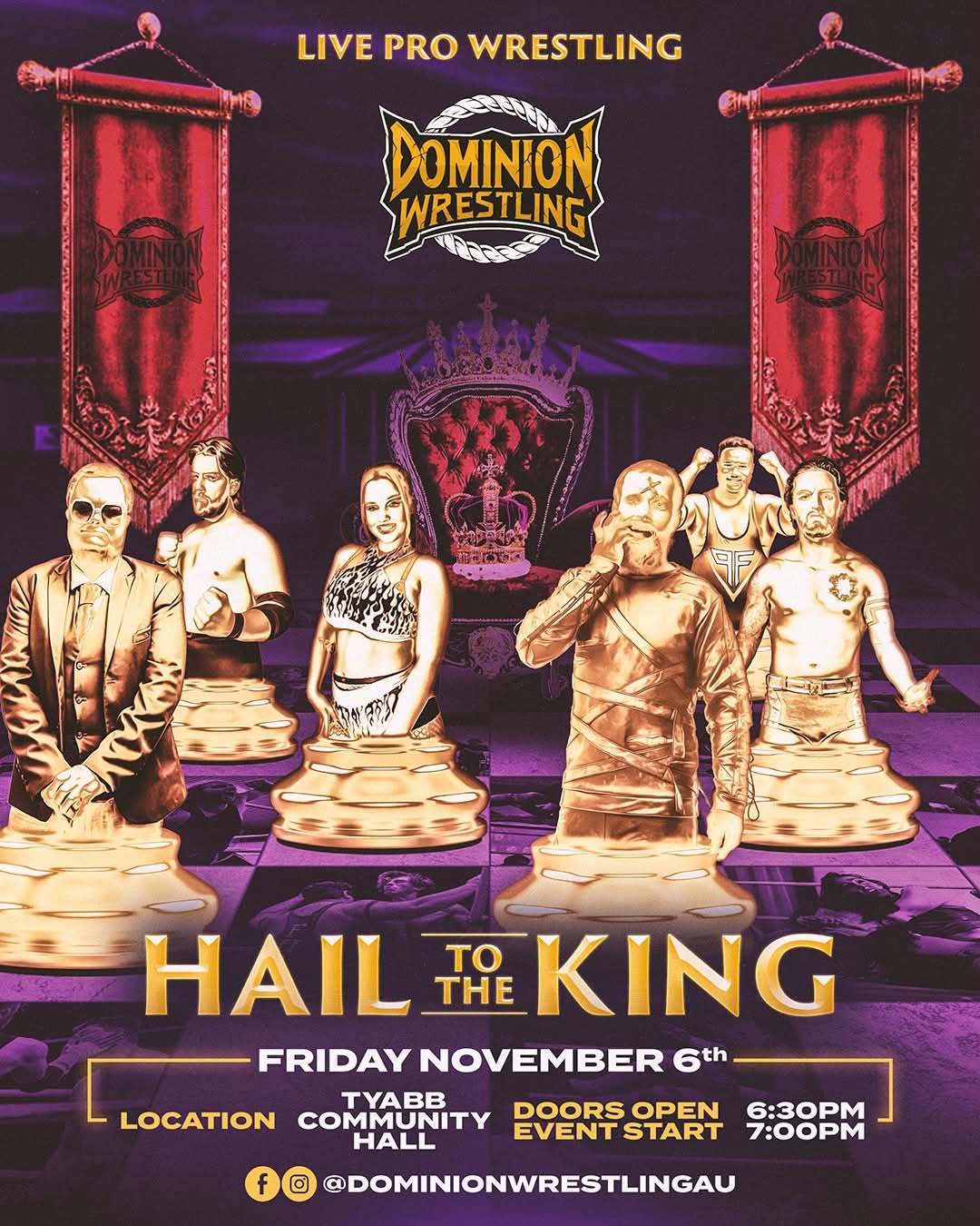 Dominion Wrestling Event Poster