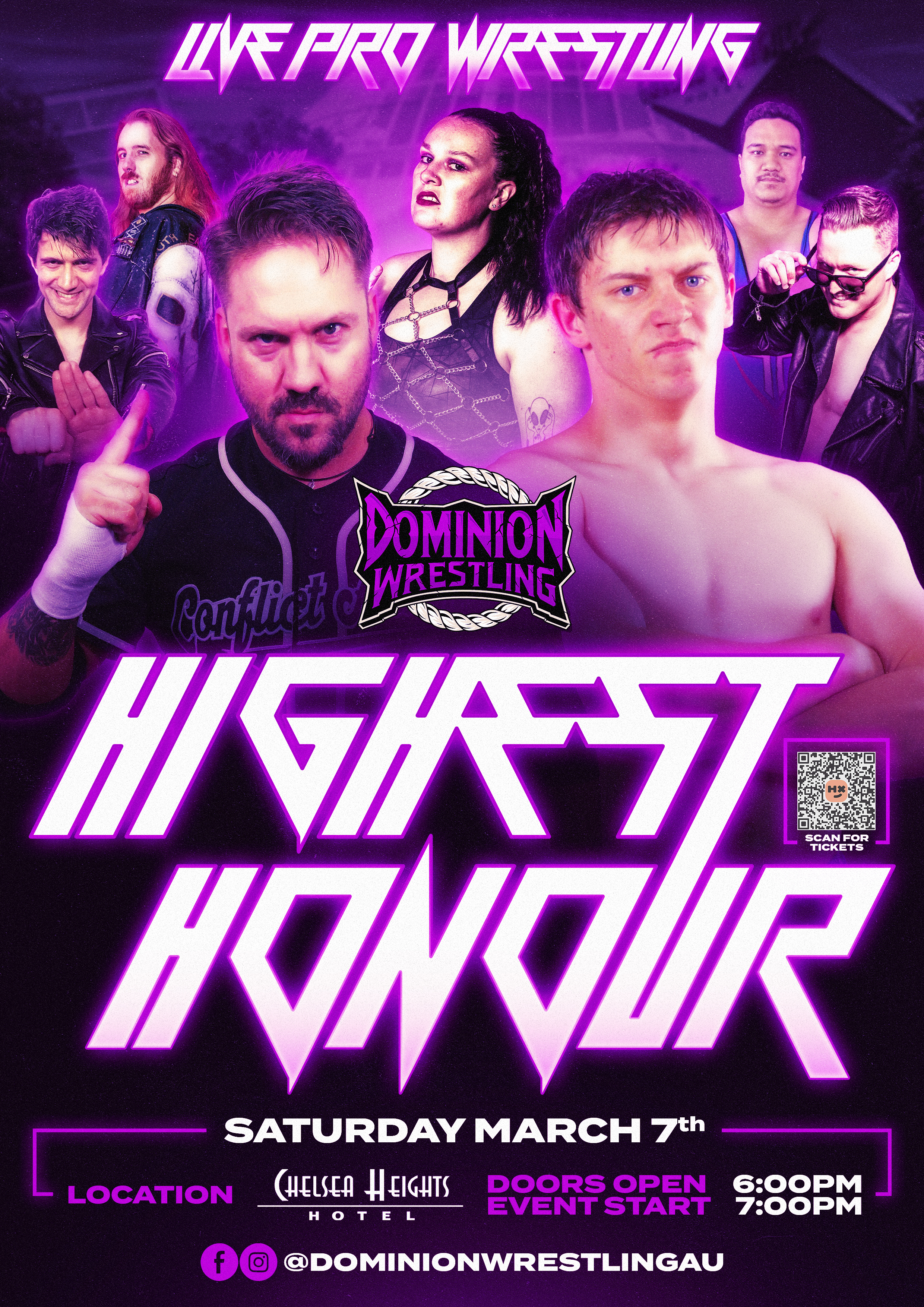 Dominion Wrestling Event Poster