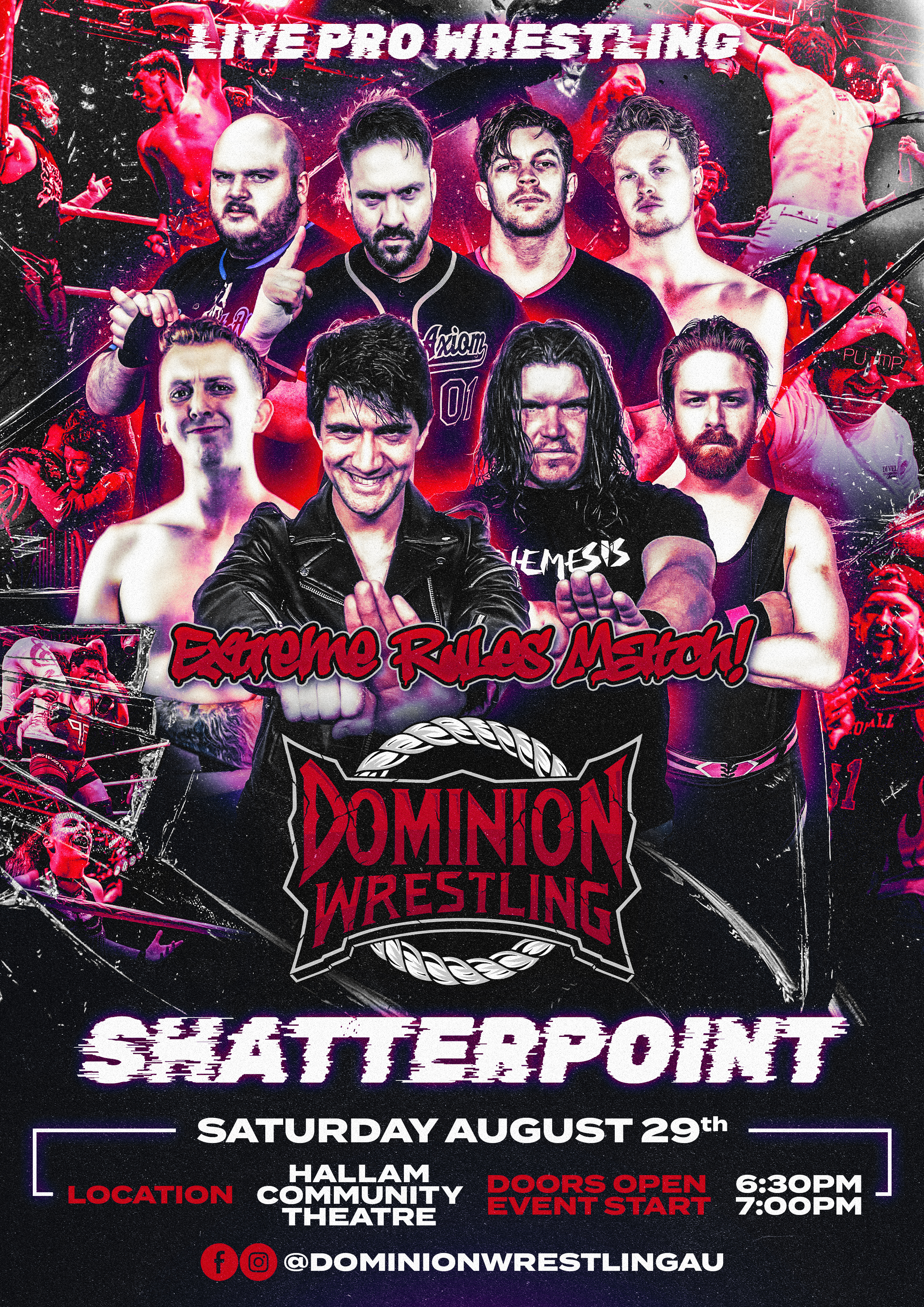 Dominion Wrestling Event Poster